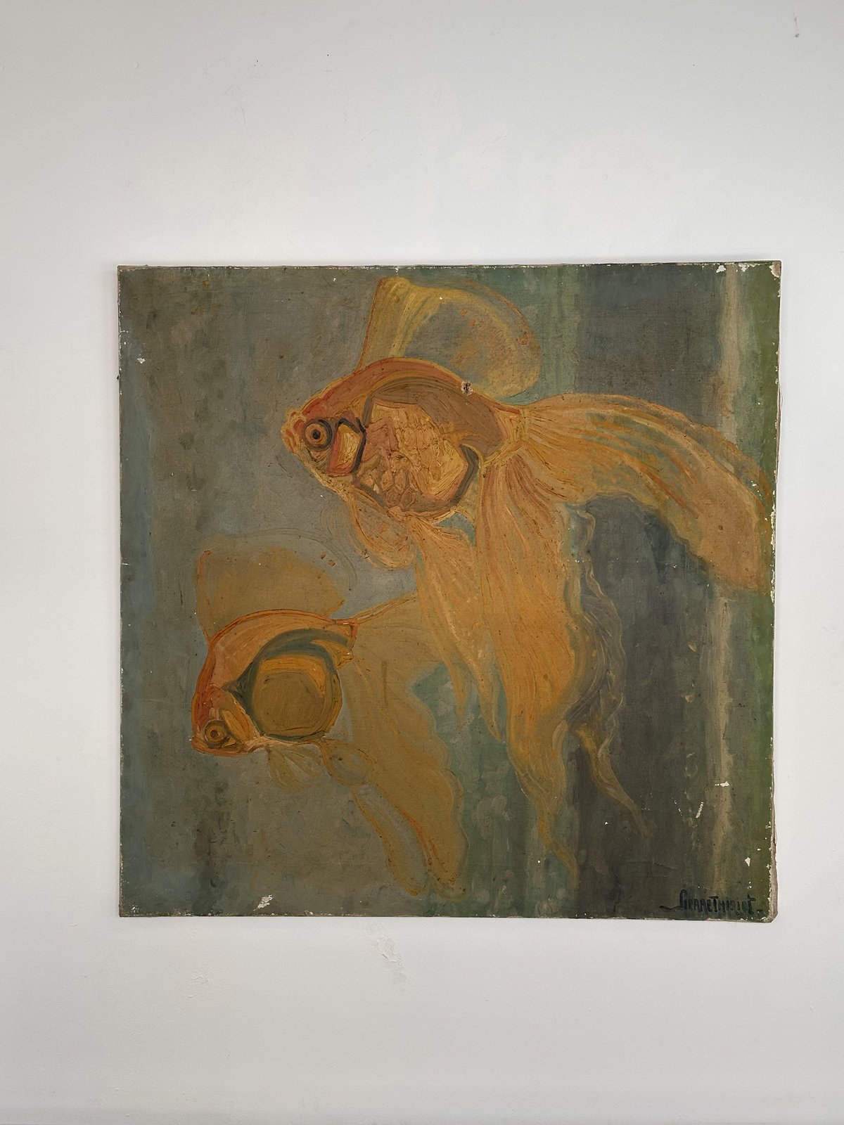 French school — Two goldfish · 1940 · France