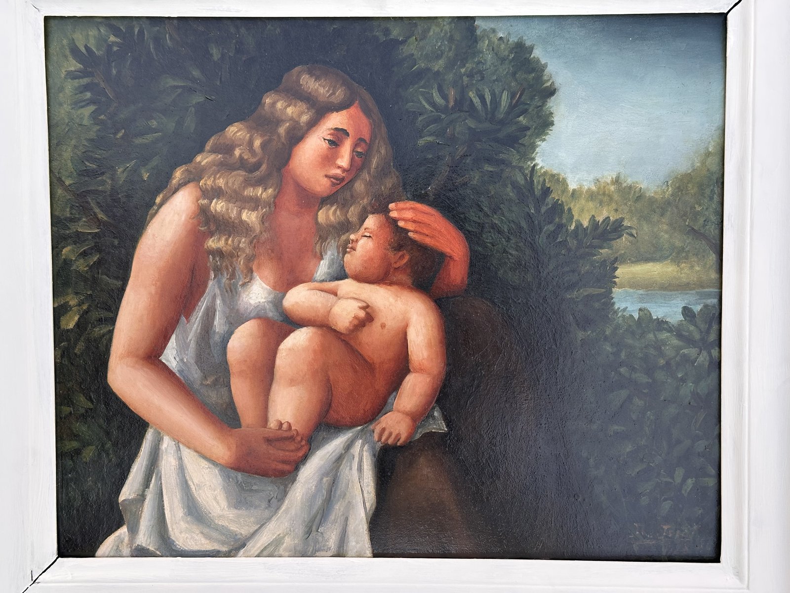 Ecole — Huile sur panneau · 1928 · France