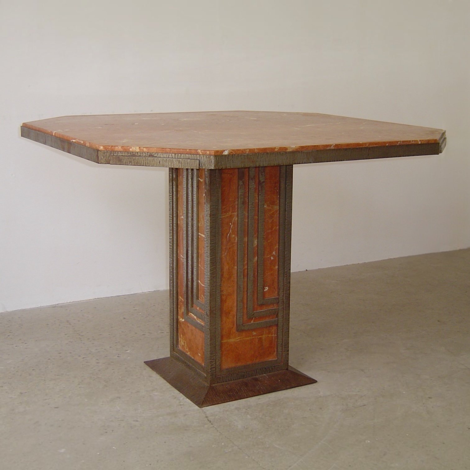 Attributed to Edgar brand — Art deco table · 1930 · France