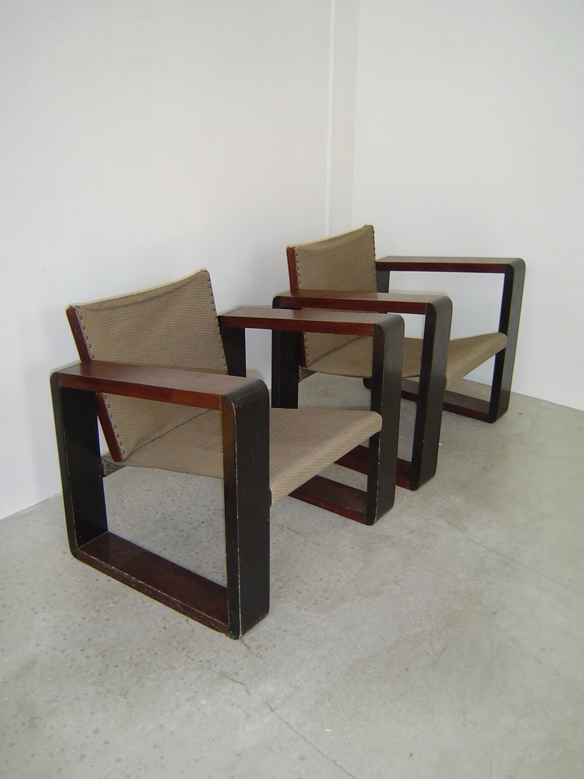 Paire de fauteuils modernistes · 1940 · France