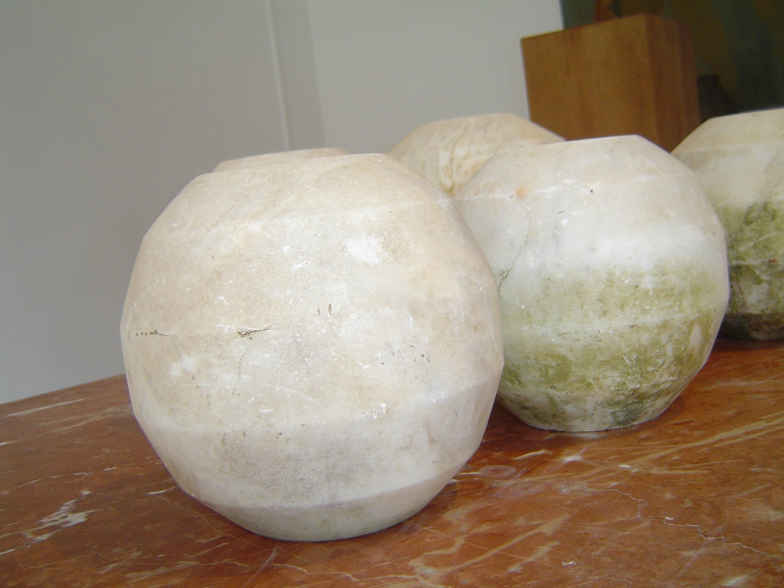 Carara marble pots · 1930 · France