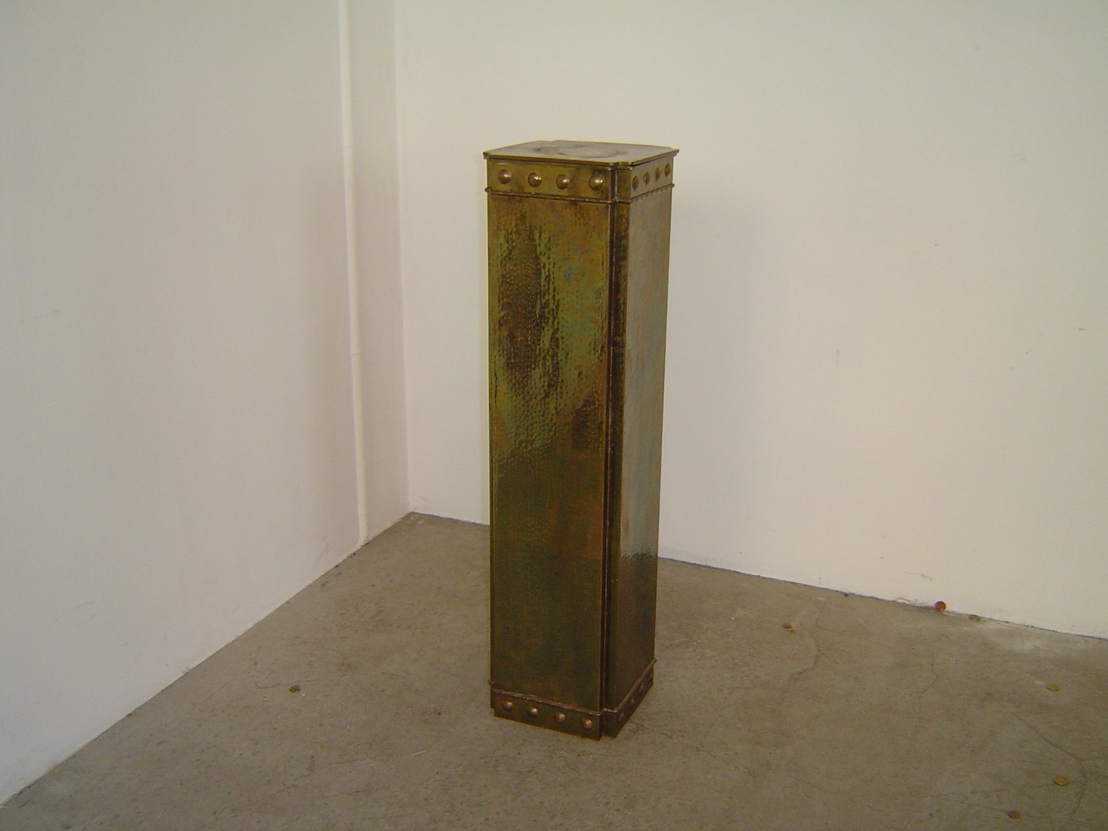 Colonne En laiton style arts and craft · 1980 · Usa